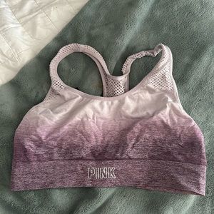 purple ombre sports bra